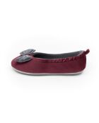 Bailarinas de interior de terciopelo-CF0148-Bordeaux-Gris