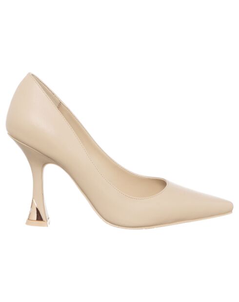 Escarpins Julia beiges - Talon 10 cm