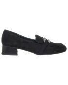 Mocassins Kimmy noirs - Talon 6 cm