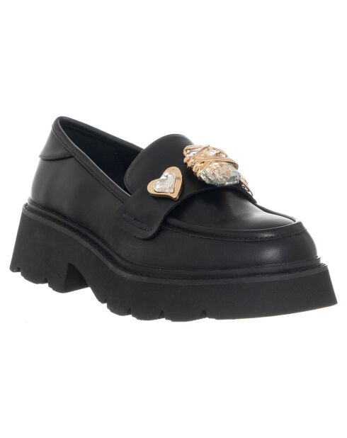 Mocassins Justine noirs