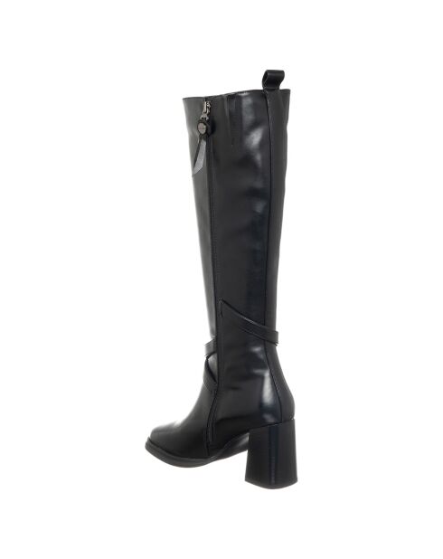 Bottes Didi noires - Talon 8 cm