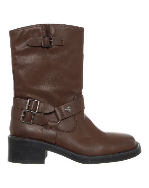 Boots Anna marron - Talon 5 cm