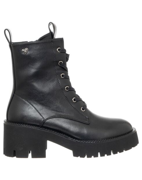 Boots Emma noires - Talon 6.5 cm