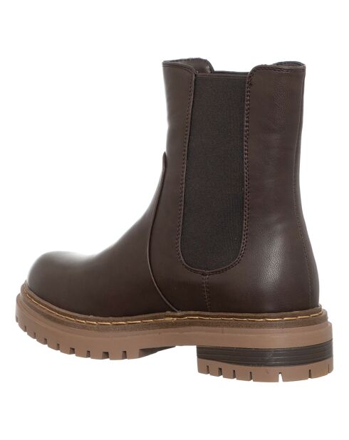 Chelsea Boots Maelis marron