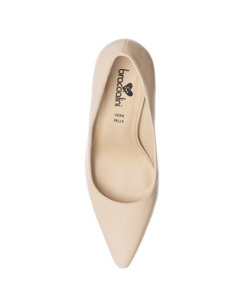 Escarpins Julia beiges - Talon 10 cm