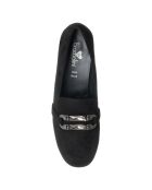 Mocassins Kimmy noirs - Talon 6 cm