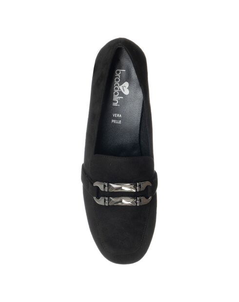 Mocassins Kimmy noirs - Talon 6 cm