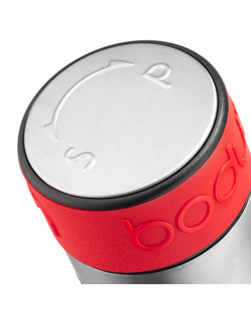 Moulin duo sel et poivre en inox brossé gris