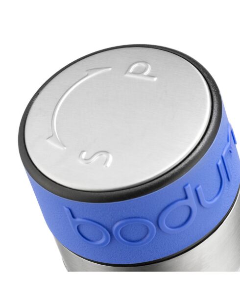 Moulin duo sel et poivre en inox brossé gris