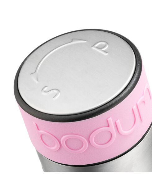 Moulin duo sel et poivre en inox brossé gris