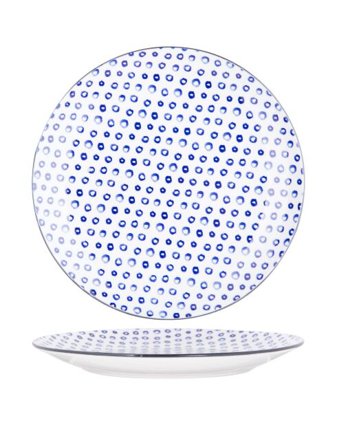 Service petit déjeuner Tondo bleu - 18 pièces