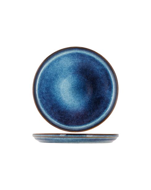 Service de table Jade Indigo en Grès bleu - 12 pièces