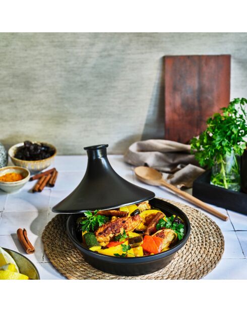 Tajine Onyx noire