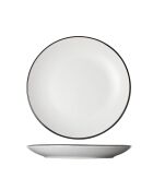 Service de table Speckle blanc - 18 pièces