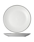Service de table Speckle blanc - 18 pièces