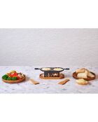 Raclette Aspen Ovale noire -  2 Personnes
