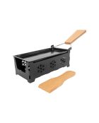 Raclette Aspen Rectangle noire - 2 Personnes
