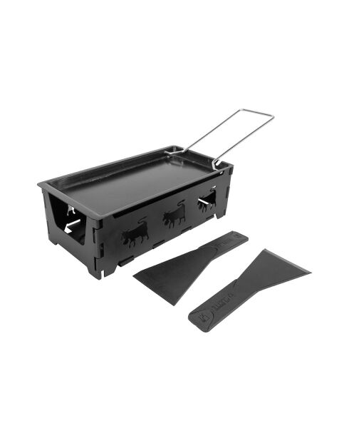 Raclette Aspen Pliant  noire - 2 Personnes