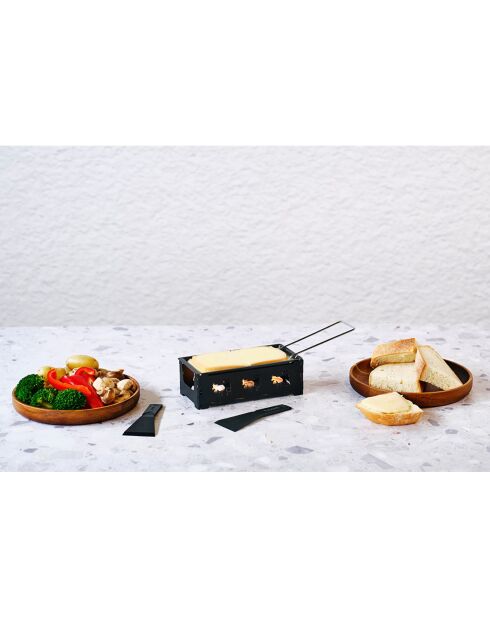 Raclette Aspen Pliant  noire - 2 Personnes