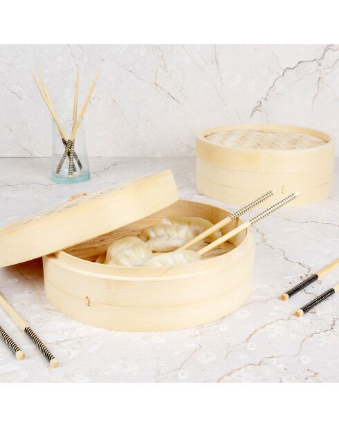 Set cuisine Vapeur naturel - 7 pièces