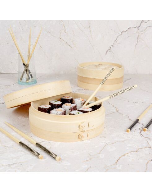 Set cuisine Vapeur naturel - 7 pièces