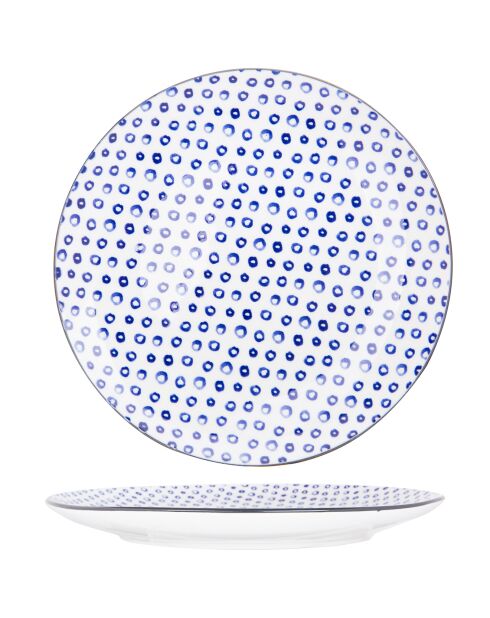 Service de table Tondo bleu - 18 pièces