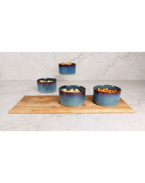 Set Apéritif Quintana naturel - 5 pièces