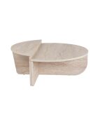 Table basse Orion travertin - 90x30x60 cm