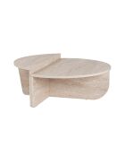 Table basse Orion travertin - 90x30x60 cm
