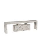 Meuble TV Enclave marbre freesia - 180x50x31.3 cm