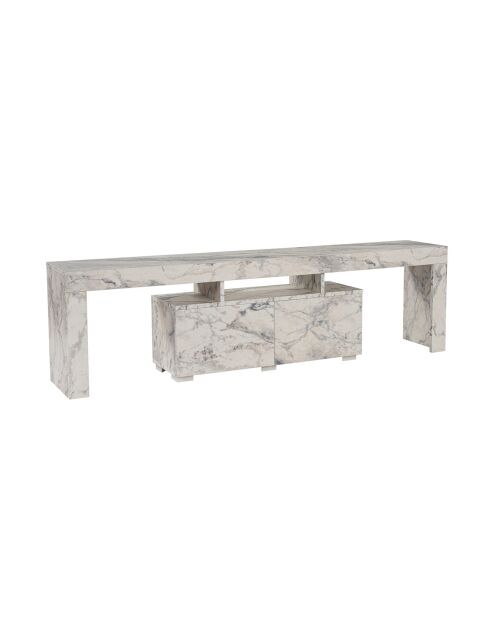 Meuble TV Enclave marbre freesia - 180x50x31.3 cm