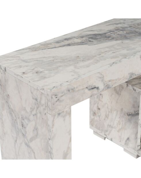 Meuble TV Enclave marbre freesia - 180x50x31.3 cm