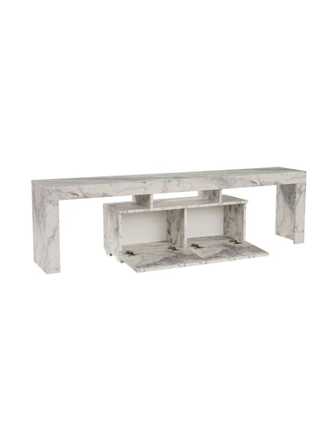 Meuble TV Enclave marbre freesia - 180x50x31.3 cm