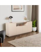 Console Arista vison/travertin - 180x75x44.5 cm