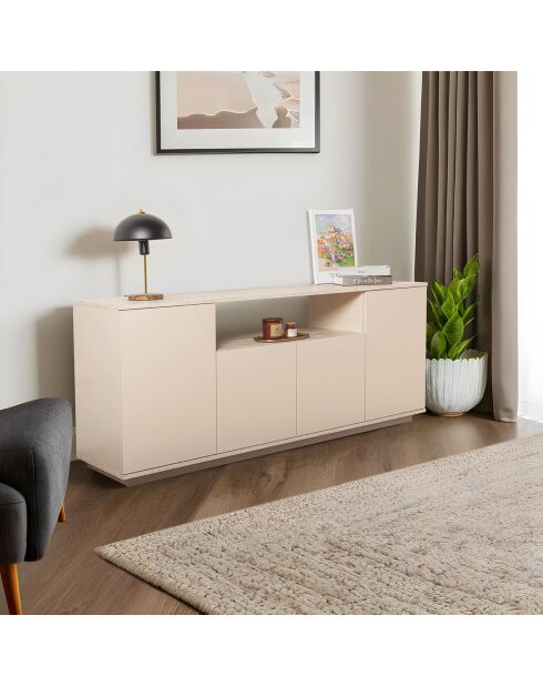 Console Arista vison/travertin - 180x75x44.5 cm