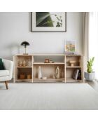 Console Arista vison/travertin - 180x75x44.5 cm