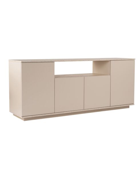 Console Arista vison/travertin - 180x75x44.5 cm