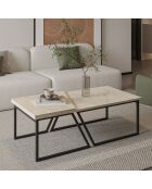 Table basse Verona travertin