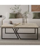 Table basse Verona travertin