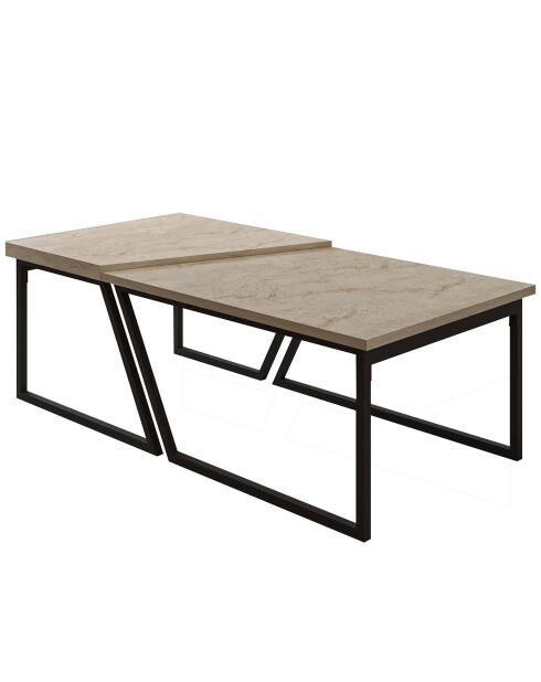 Table basse Verona travertin