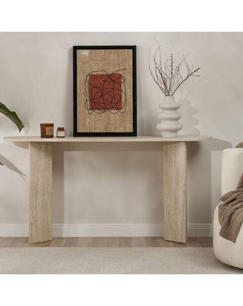 Console Sira travertin - 150x75x35 cm