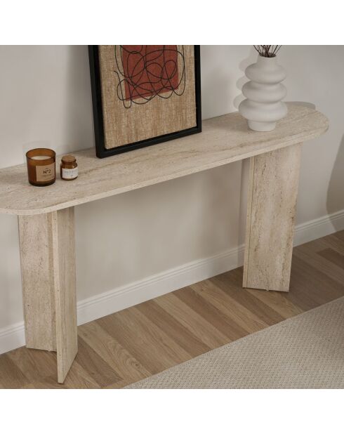 Console Sira travertin - 150x75x35 cm