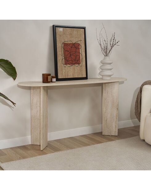 Console Sira travertin - 150x75x35 cm