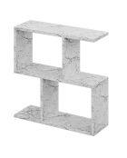 Table d'appoint Homemania marbre de carrare - 60x60x20 cm