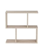 Table d'appoint Life travertin - 60x60x20 cm
