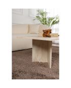 Table basse Sabin travertin - 119x40x60 cm