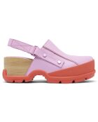 Chaussures décontractées Roam'N Clog Rbr violettes - Talon 6 cm