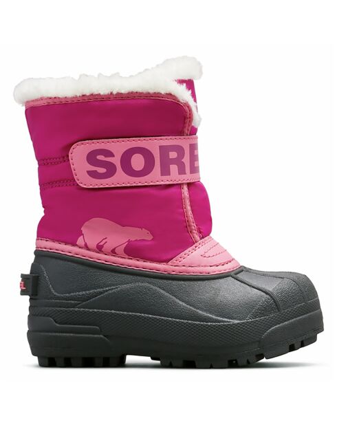 Bottes d'hiver Enfant Snow Commander roses