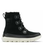 Bottes lifestyle Sorel Explorer Ii Joan Faux Fur Wp noires