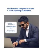 Lunettes intelligentes multifonctions NASA édition GRAVITY noires